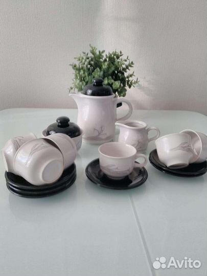 Фарфоровый кофейный сервиз гдр