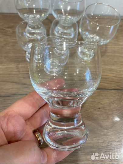 Рюмки Богемия 7 шт стекло