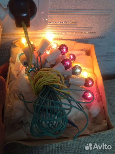 Елочная гирлянда СССР