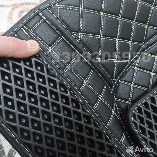 3D коврики из экокожи Skoda Octavia A7