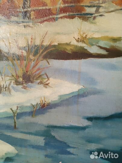 Картина маслом на холсте. П. Трусов