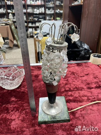 Настольная лампа СССР змеевик