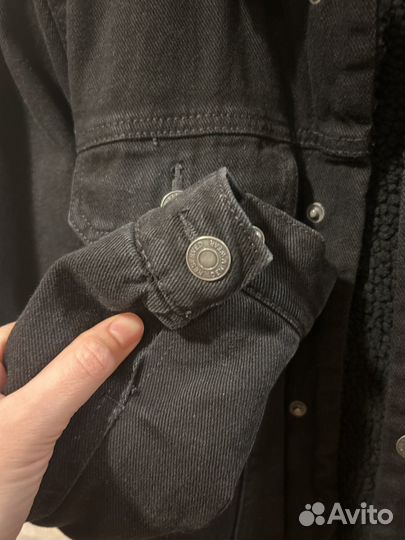 Джинсовая куртка с мехом reserved