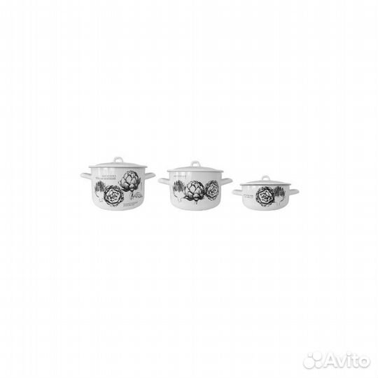 Набор 3 пр. Артишок (1,45л, 2,9л, 4,3л)