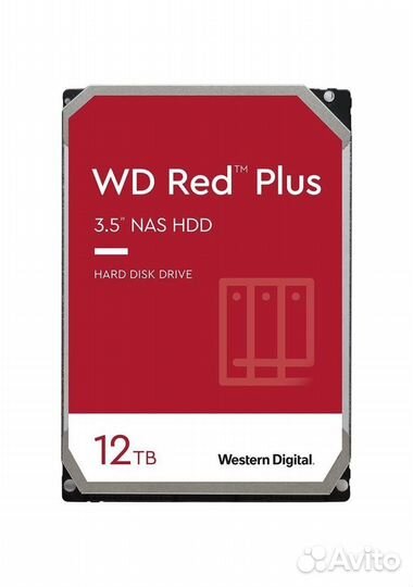Жесткий диск WD Red Plus 12Tb WD120efbx - наличие