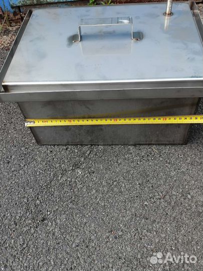 Коптильня горячего копчения из нержавейки