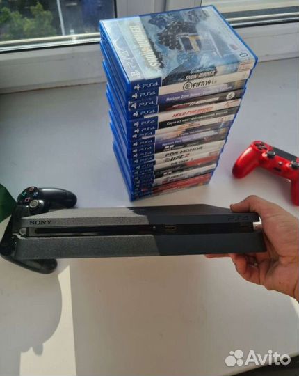 Sony PS4 Pro 1Tb + 2 дж + Horizont