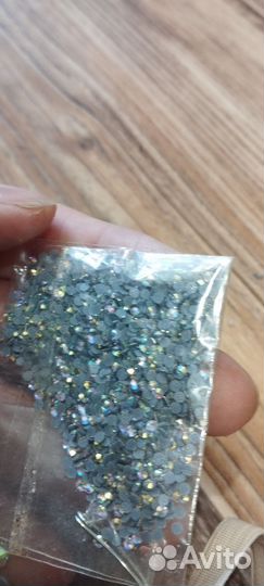 Лента гимнастическая, подкупальник, стразы