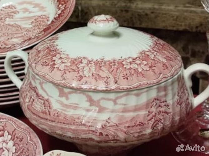 Фарфоровый террин Old Castle, Barratts, Англия