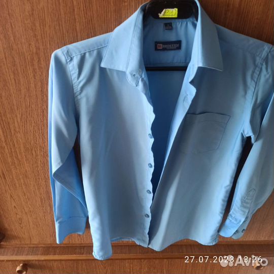 Школьные рубашки 128 134 140