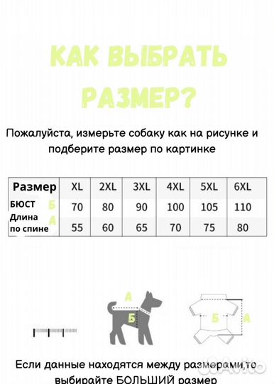 Дождевик для собак