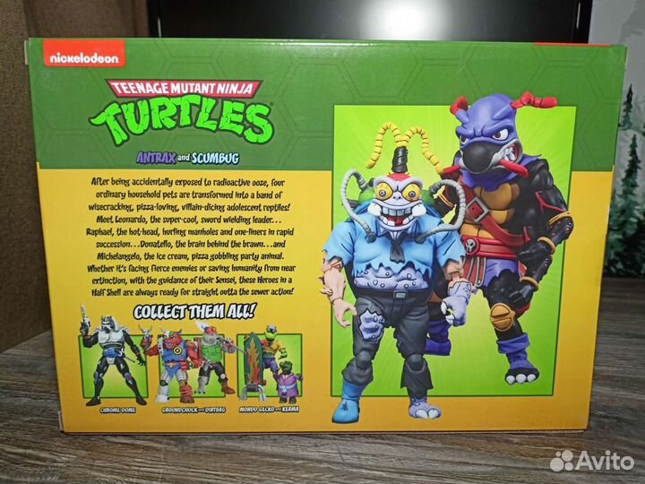 Antrax and Scumbug tmnt черепашки ниндзя neca