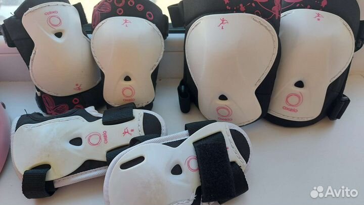 Роликовые коньки детские с защитой