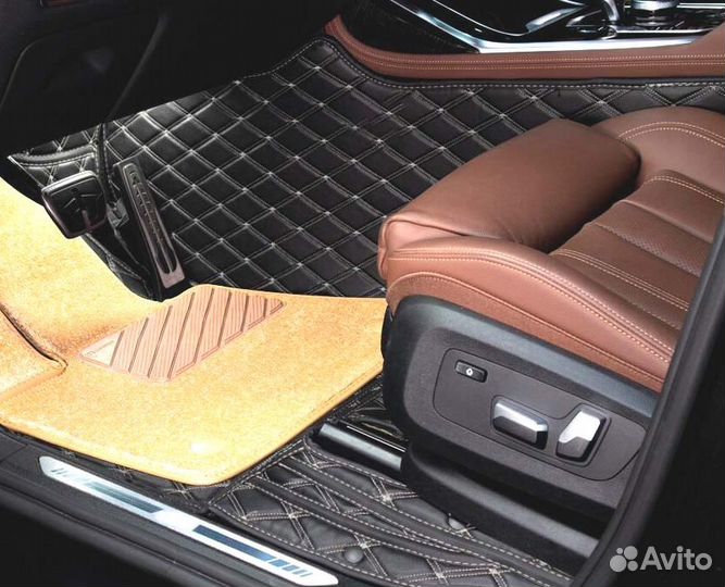 3D Коврики Audi Салон Багажник из Экокожи