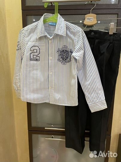 Рубашка и брюки для мальчика 104 110