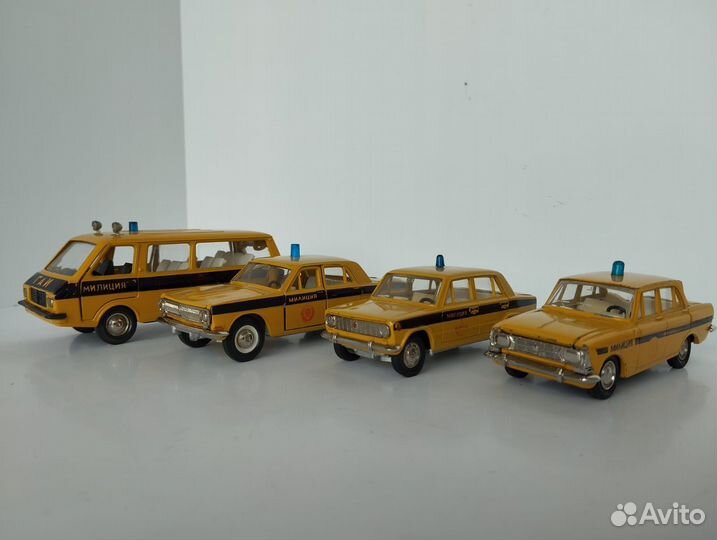 Лот моделей автомобиля гаи СССР 1:43