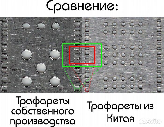 Трафареты для реболинга asic чипов