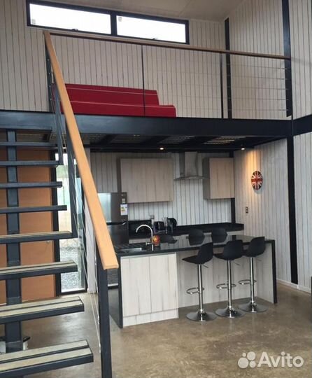 Антресольный этаж из металла