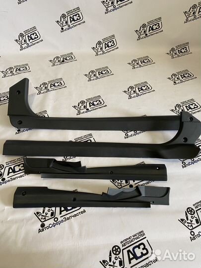 Облицовка порогов внутрення на приору комплект