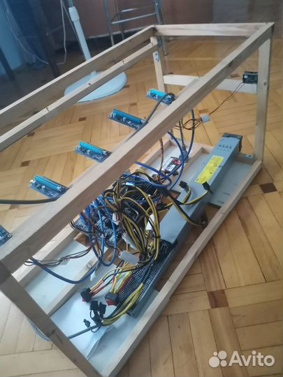 Каркас для майнинг фермы/тушка на 6 карт