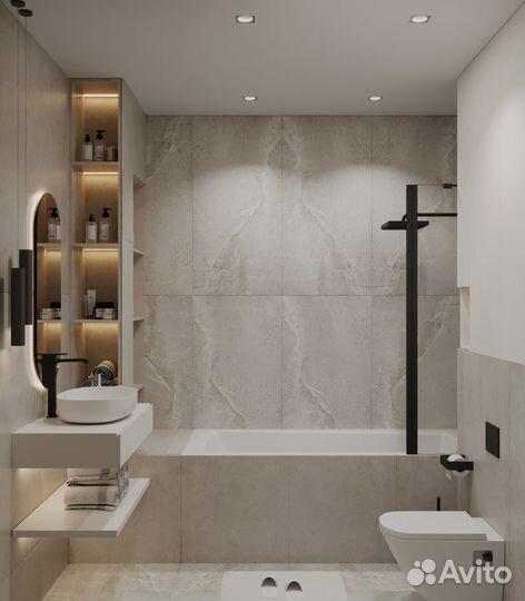 Дизайн интерьера + сопровождение с реализацией