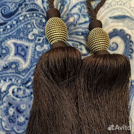 Кисти подхваты для штор с кристаллами