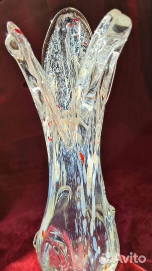 Ваза цветное стекло. Фабрики 