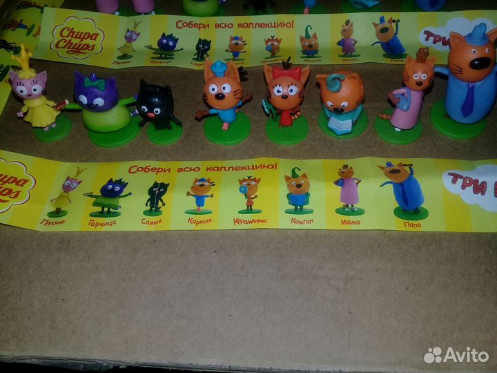 Фигурки - Три кота, Фиксики, Тролли