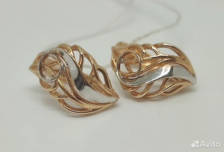 Серьги Золото