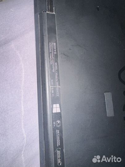 Ультрабук sony vaio