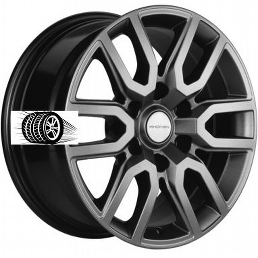 Литые диски Khomen Wheels 8×R17 6×139.7