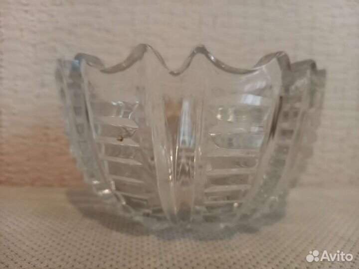 Хрустальный салатник СССР