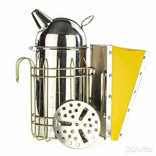 Дымарь пчеловода H255 D105 (нж., мех кожзам желт)