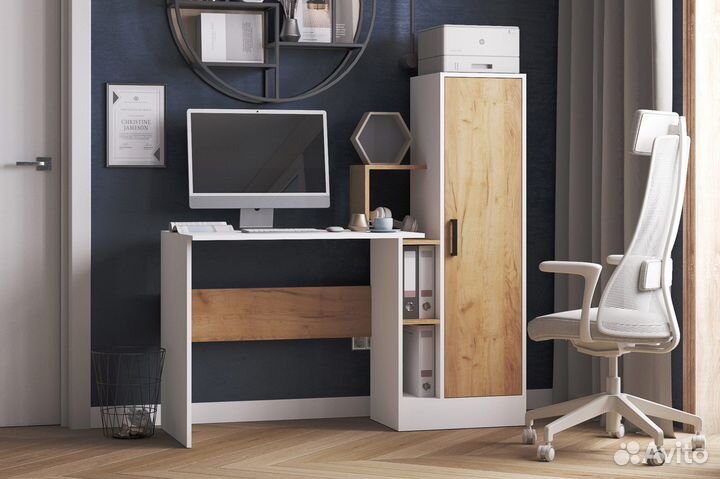 Стол скм-2 Белый/ Дуб сонома/ Дуб золотой