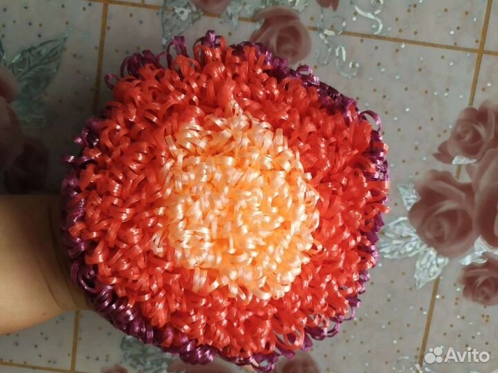 Круглая мочалка