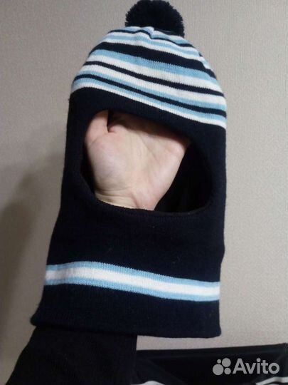 Шапка шлем на 4-6 лет