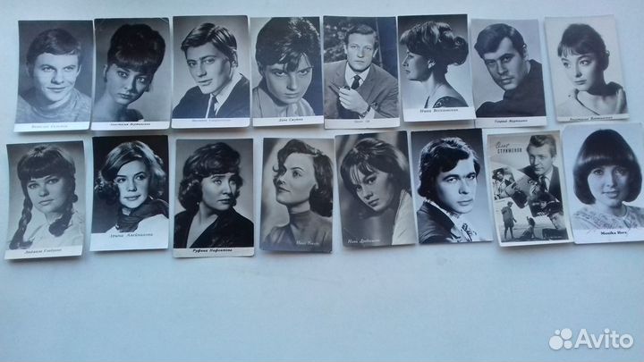 Ретро открытки Актеры СССР