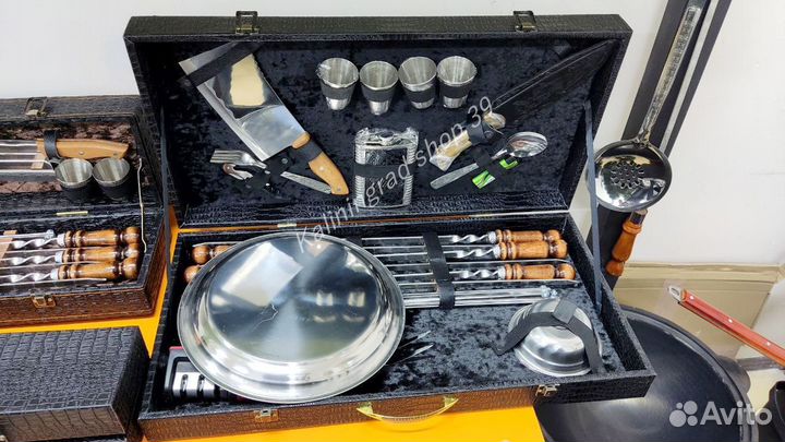 Шашлычный набор в кейсе