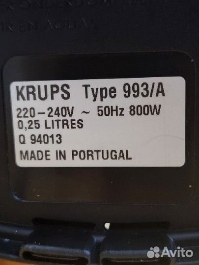 Кофеварка рожковая krups кофемашина Krups