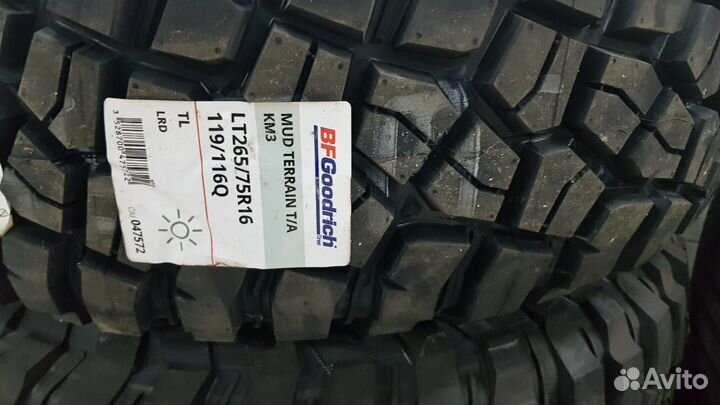 Bfgoodrich Mud-Terrain T/A KM3 265/75 R15 119Q