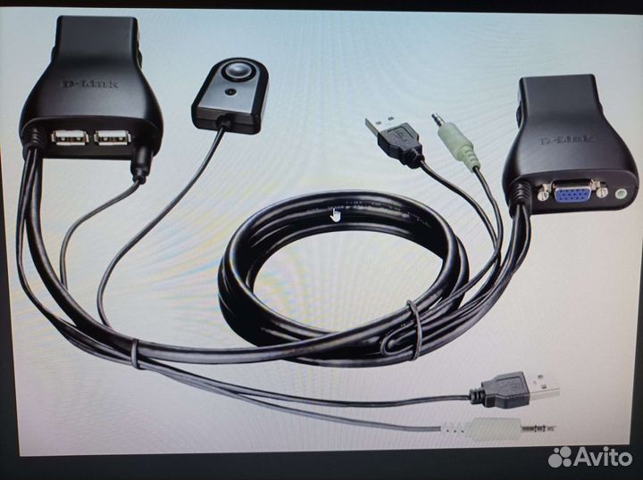 Kvm переключатель d link kvm 221