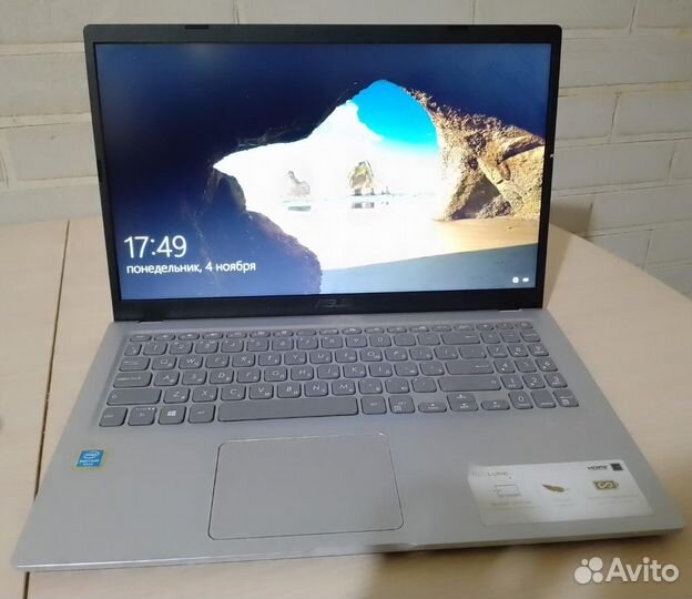 Ноутбук asus Laptop F515JF серебристый