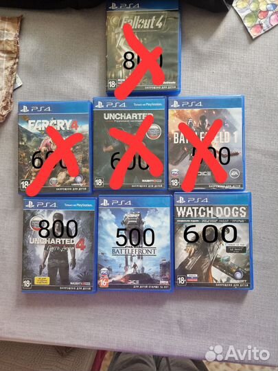 Диски игры для ps4