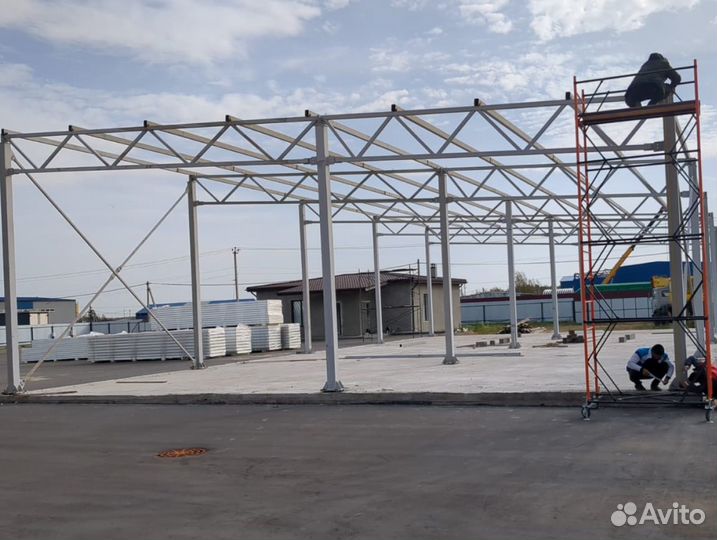 Каркас ангара, ангар под ключ