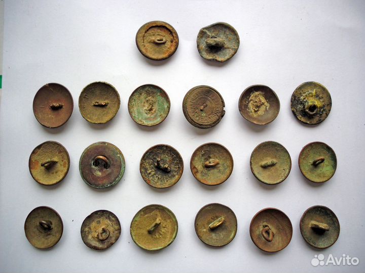 Пуговицы старинные, Россия и др. страны, цена за 1