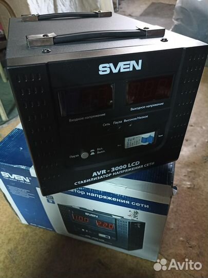Стабилизатор напряжения sven avr-3000 lcd