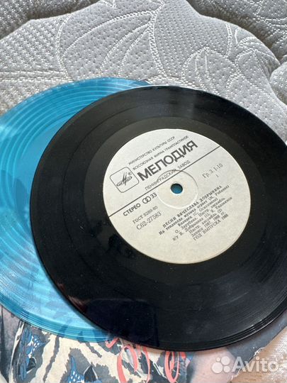 Виниловые пластинки СССР В.Добрынин 1988г