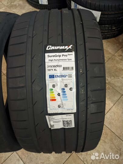 Gripmax SureGrip Pro Sport 275/35 R22 и 315/30 R22 107Y