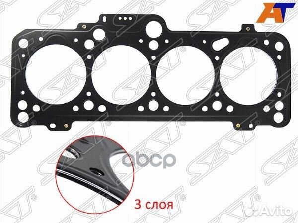 Прокладка ГБЦ 1,9D audi 80 89-94/VW Caddy/Golf