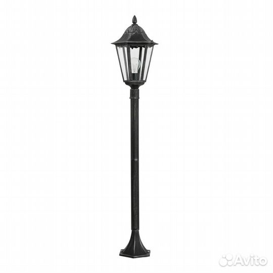 Столб металлический и стеклянный уличный